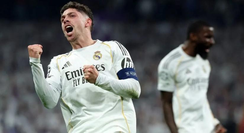 A Real Madrid játékosa, Federico Valverde megkapta azt, amire minden focista vágyik