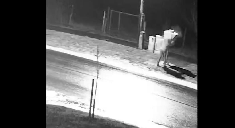 Festékszóróval fújta le a traffipaxot egy kecskeméti férfi, az egészet vette a biztonsági kamera