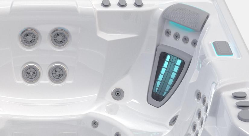 Különleges hátmasszázs jakuzzival