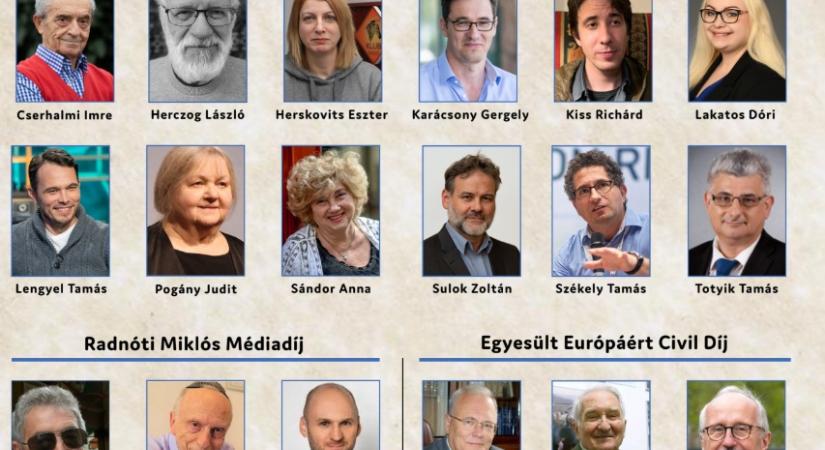 Radnóti Miklós Antirasszista-díj átadási ünnepség