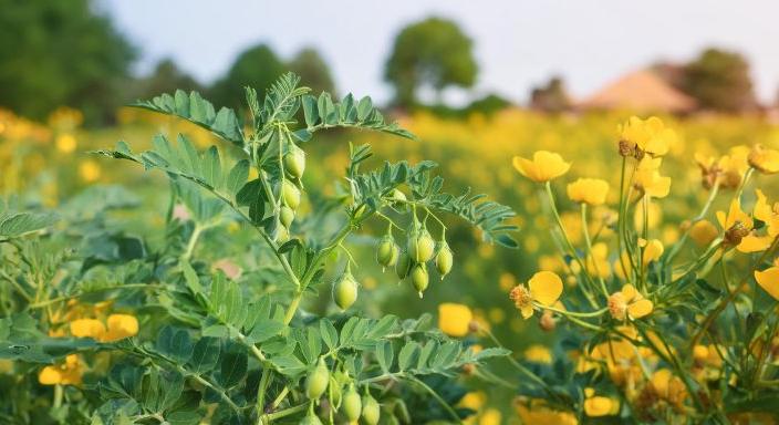 Csicseriborsó lehet az első növény a Holdon