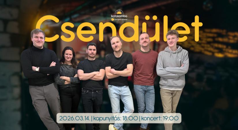 „A zene szuper eszköz” – Csendület koncert a Katakombában