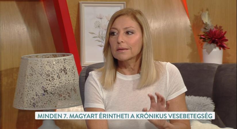 Így figyelmeztet a vesebetegség veszélyeire Erős Antónia