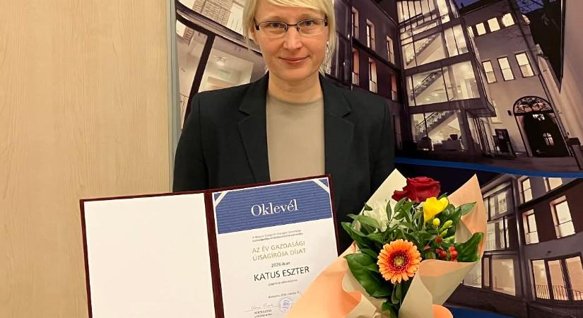 Katus Eszter, portálunk alapítója lett az év gazdasági újságírója