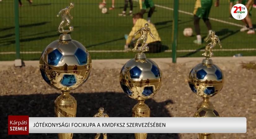 Jótékonysági focikupa a KMDFKSZ szervezésében (videó)