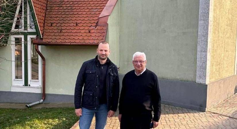 Kívül-belül megújul a zalai Fradi-templom – beruházás, zöld-fehérben