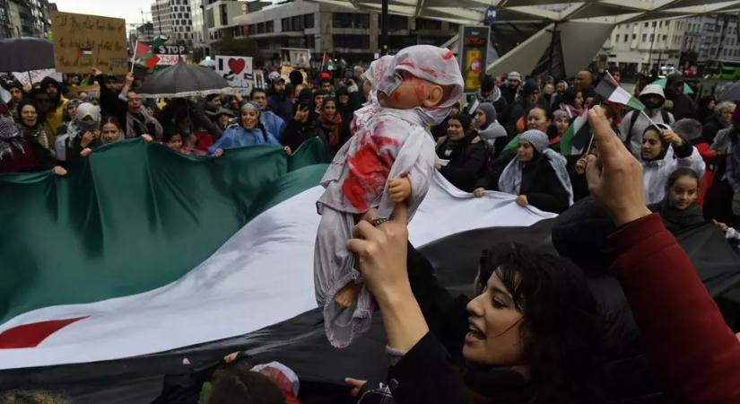 „A zsidók náci módra viselkednek a palesztinokkal”– véli a brüsszeli polgárok 39 százaléka