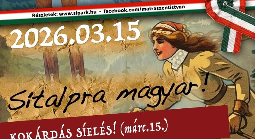 Sítalpra magyar! Kokárdás síelés a Mátrában