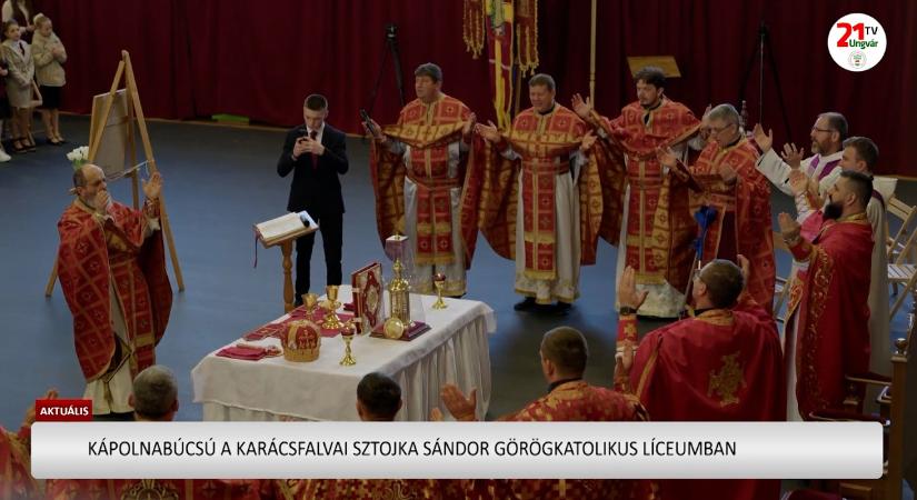 Aktuális (2026.03.12) - Kápolnabúcsú a Karácsfalvai Sztojka Sándor Görögkatolikus Líceumban (videó)