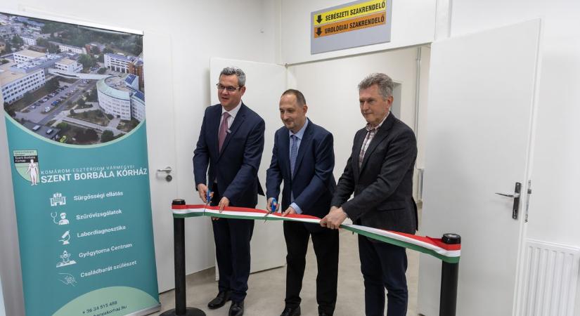 Bezzeg-kórház lett a Szent Borbála, ahol újabb megújult épületet adtak át  fotók