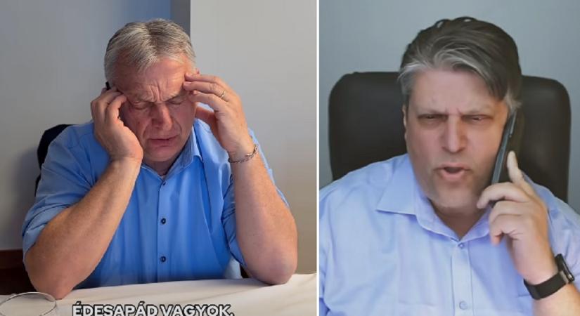 “Megfenyegették a kanárit és a tengerimalacot is” – Bruti kifigurázta Orbán Viktor családtagjait rettegtető telefonjait