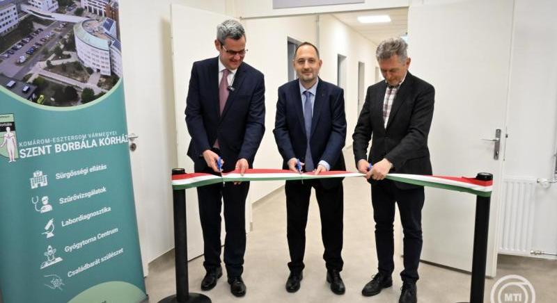 Új szakrendelők a tatabányai Szent Borbála Kórházban
