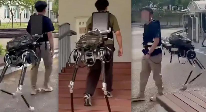 Olyan, mintha egy horrorfilmből mászott volna elő ez a robot