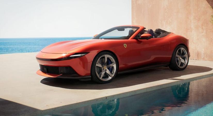 640 lóerős kabrióval köszönti a tavaszt a Ferrari