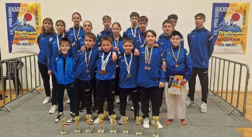 Kilenc faddi aranyérem a jászberényi diákolimpiáról