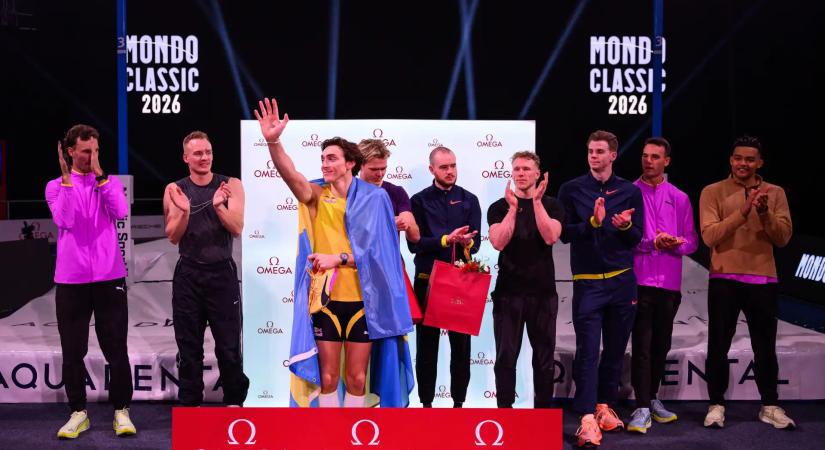 Duplantis újra világcsúcsot döntött: 6,31 méterrel nyert Uppsalában