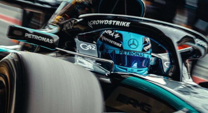Russell és a Mercedes agyonverte a mezőnyt a kínai sprintidőmérőn