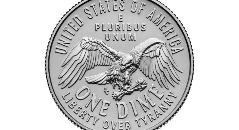 Az Egyesült Államok 250. születésnapját ünneplő emlékérmékről csak a békét szimbolizáló olajág maradt le