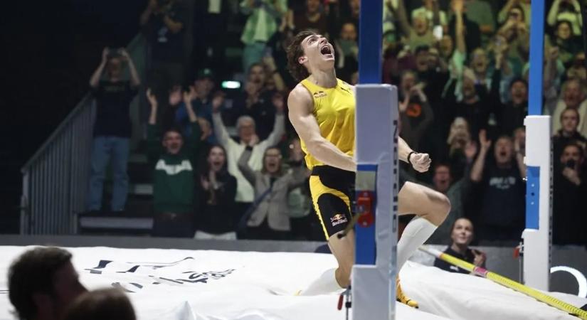 Duplantis újabb világcsúcsa után kitört az őrület – videó