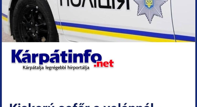 Kiskorú sofőr a volánnál – fegyvernek tűnő tárgyakat találtak az autóban