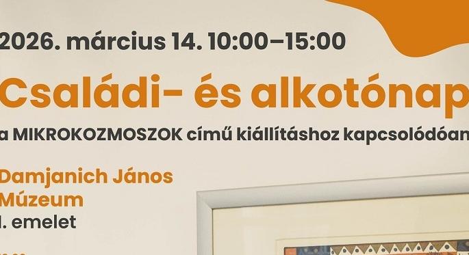 Családi és alkotónap Szolnokon, a Damjanich János Múzeumban