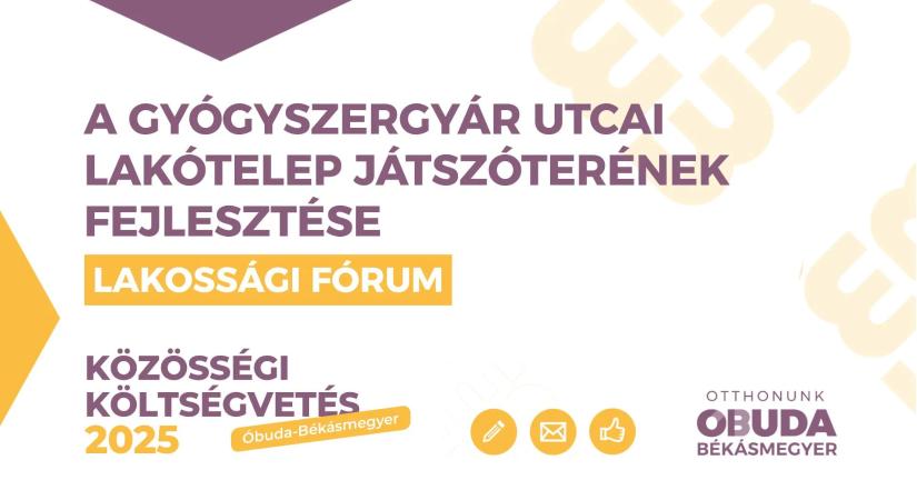 Folytatódik a lakossági egyeztetés a Gyógyszergyár utcai játszótérről