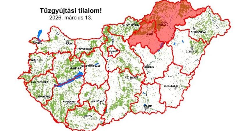 Eldobni 1 másodperc, eloltani 100 óra, helyreállítani 100 év – tűzgyújtási tilalom lépett életbe!