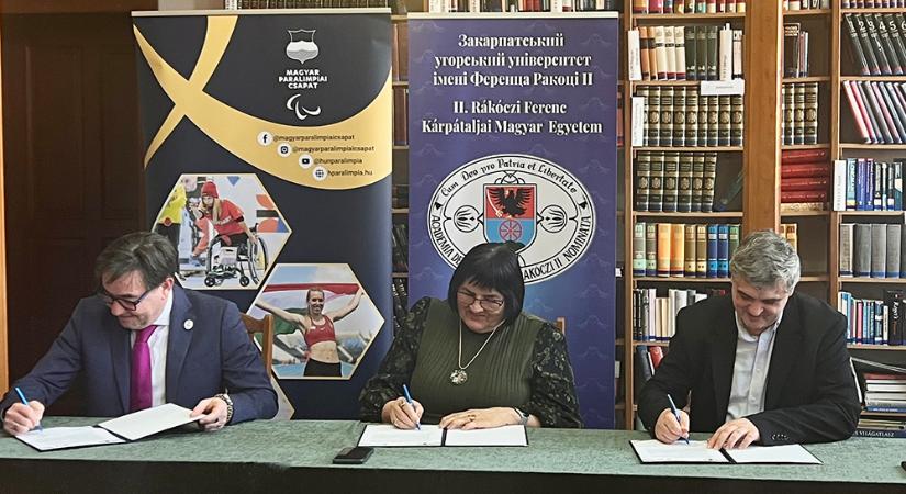 Együttműködést kötött a Magyar Paralimpiai Bizottság és a Rákóczi Egyetem