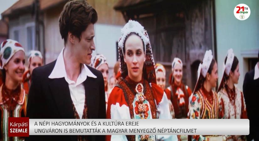 A népi hagyományok és a kultúra ereje – Ungváron is bemutatták a Magyar menyegző néptáncfilmet (videó)