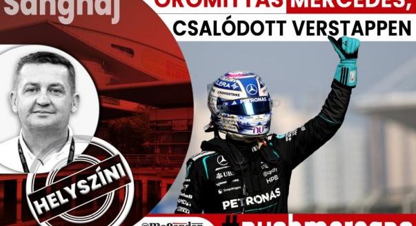 Helyszíni: Örömittas Mercedes, csalódott Verstappen