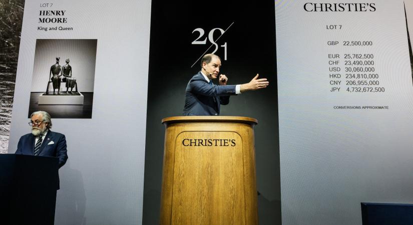 Újjáéledt a londoni műtárgypiac: a Sotheby's után a Christie's is nagyot kaszált