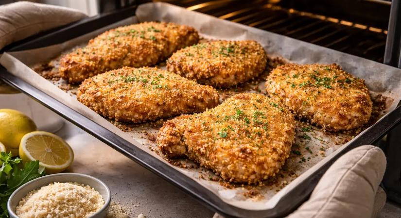 Már nem olajban sütöm a rántott karajt. Más panírral sütőben készítem, és sokkal könnyebb lesz