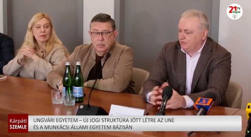 Ungvári egyetem – új jogi struktúra jött létre az UNE és a Munkácsi Állami Egyetem bázisán (videó)