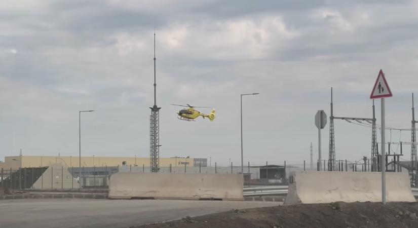 A debreceni akkugyár megerősítette: súlyos baleset történt csütörtökön az építkezésen