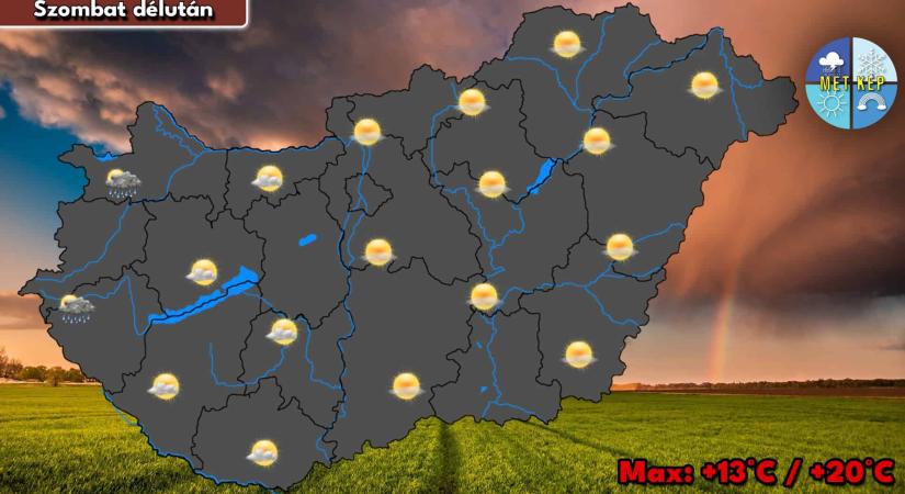 Szombaton is marad a kellemesen meleg tavaszias idő