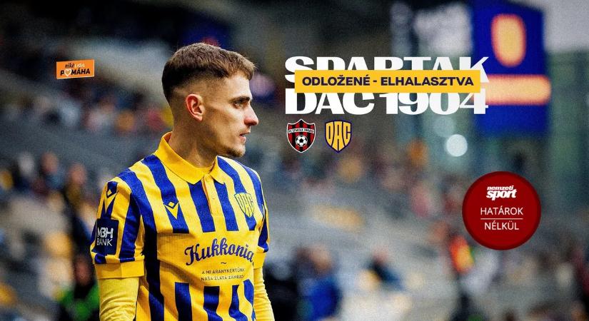Niké Liga: elhalasztják a Nagyszombat–DAC összecsapást
