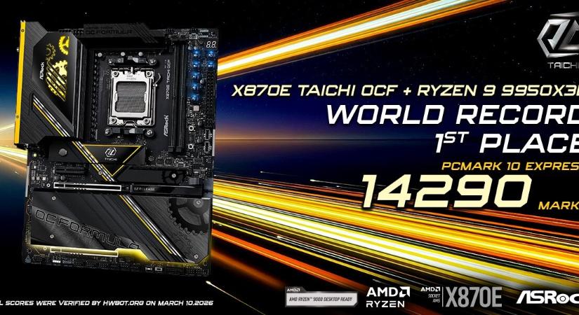 Világrekordot ünnepel az ASRock
