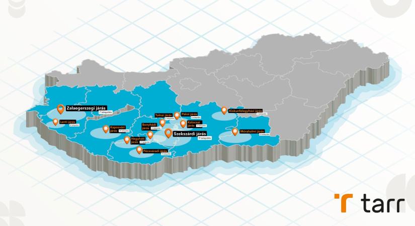 Nagyon beindult a magyar hálózatfejlesztő, a TARR: Gigabites internet érkezik több mint 100 magyar településre