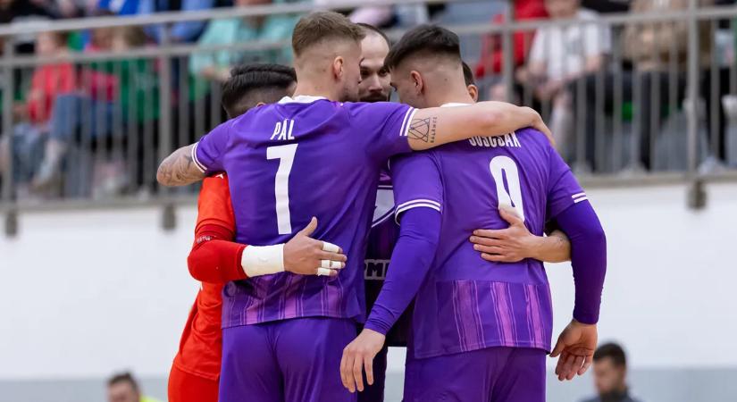 Másodszor is ötgólos sikert aratott az Újpest a futsal NB I rájátszásában