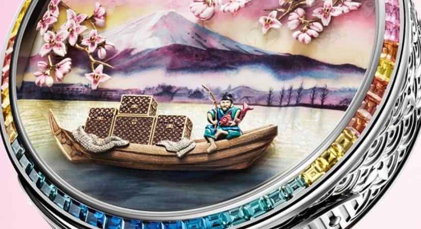 Igazi kis műalkotás a Louis Vuitton zsebórája