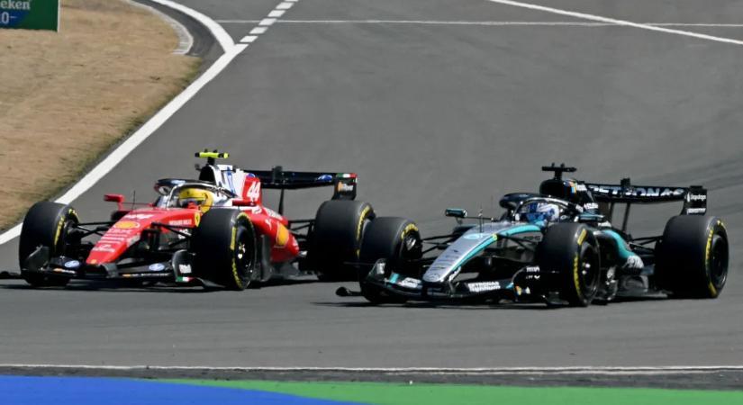 Russell nyert a két Ferrari előtt az év első sprintversenyén
