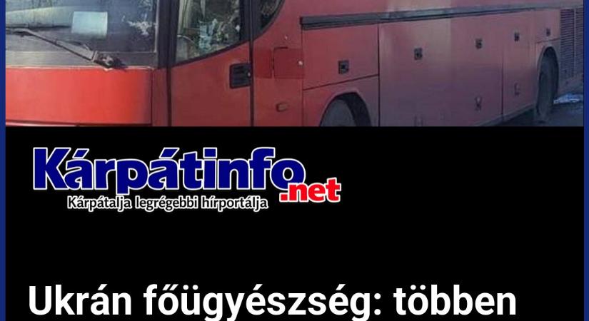 Ukrán főügyészség: többen meghaltak egy autóbuszt érő orosz támadásban Harkiv megyében