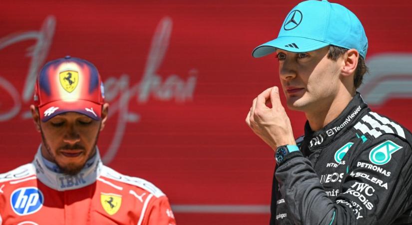 Hamilton óriásit csatázott Russell-lel a sprintfutamon
