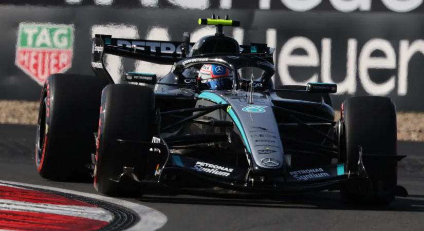 Russell alatt megállt a Mercedes, Antonelli 19 évesen a legfiatalabb az F1-ben, aki időmérőt nyert