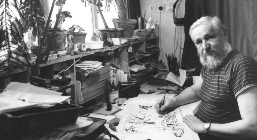 „Engem az aggaszt, hogy lassan megrohad a természet” – 100 éve született Gácsi Mihály grafikusművész (galéria)