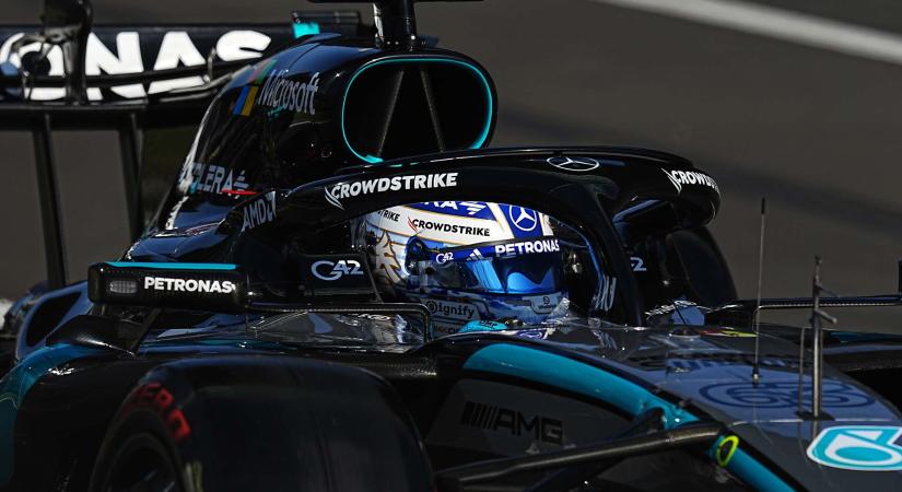 A Mercedes még keresi a választ Russell drámája után