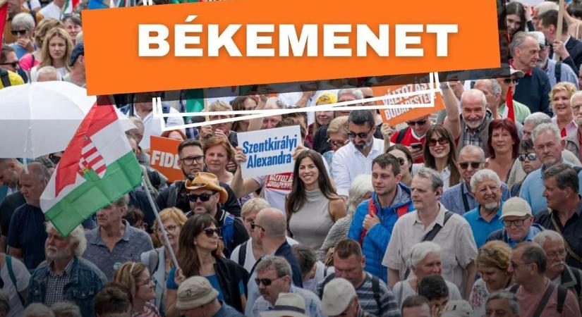 A legutóbbi Békemenet az űrből is látszott, komoly felhatalmazást adott a miniszterelnöknek