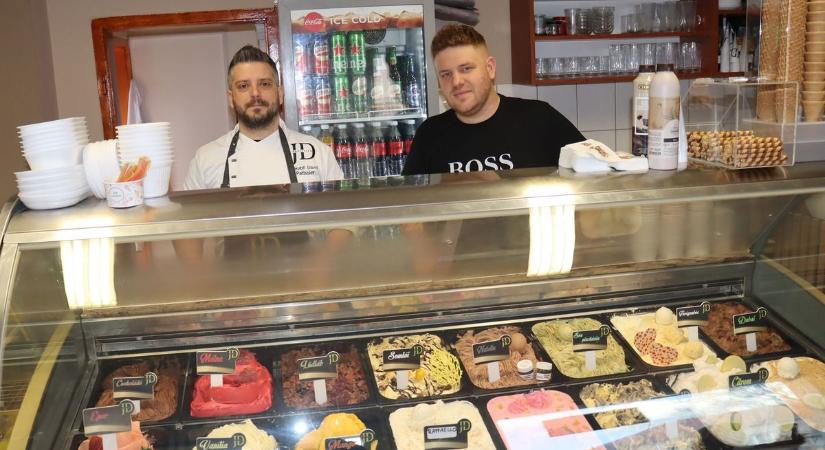 A zalai mestercukrász fagylaltkülönlegességei is kaphatók már ebben a faluban (galéria)