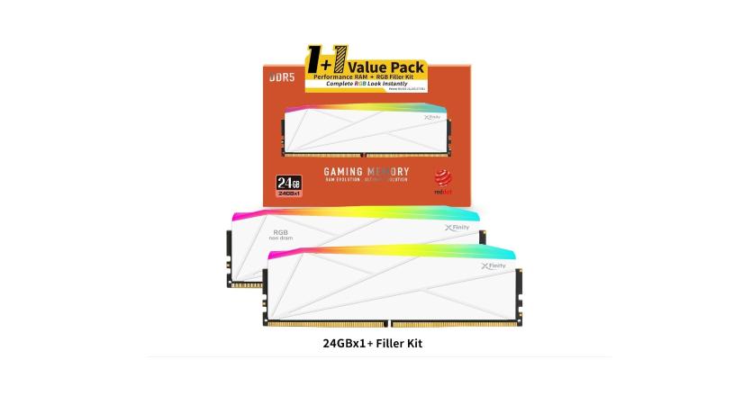 A V-Color már olyan memóriacsomagokat is kínál, amelyek egy normál és egy „helykitöltő" modult tartalmaznak
