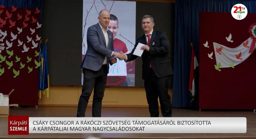 Csáky Csongor a Rákóczi Szövetség támogatásáról biztosította a kárpátaljai magyar nagycsaládosokat (videó)